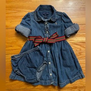 Ralph Lauren 18M Denim Dress